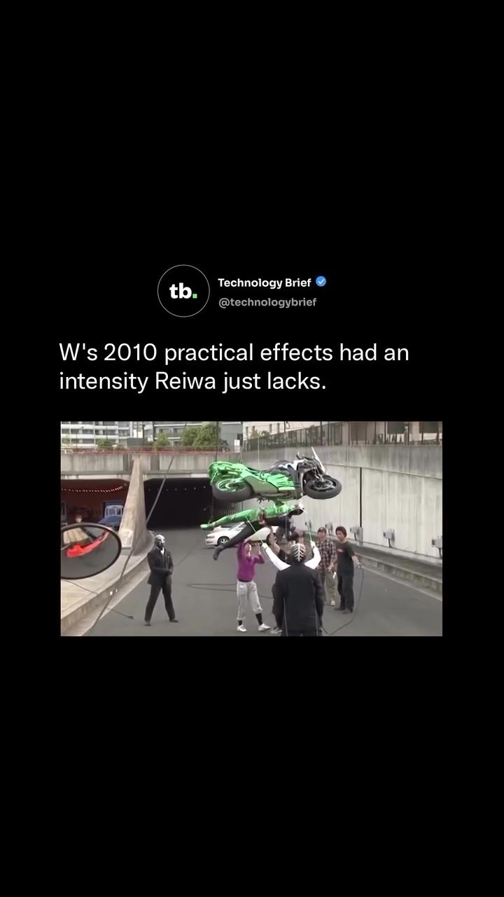 Evolution of Motorcycle Stunts: Kamen Rider W vs. Reiwa Era