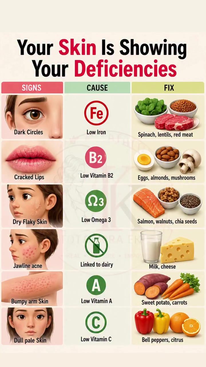 Discover Nutrient Deficiencies Through Skin Signs