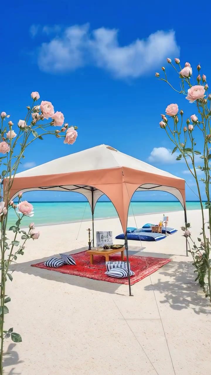 Tropical Escapes: Beach Picnic and Poolside Paradise