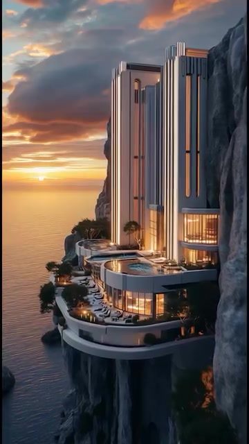 Cliffside Luxury: Modern Homes Blending Nature and Opulence