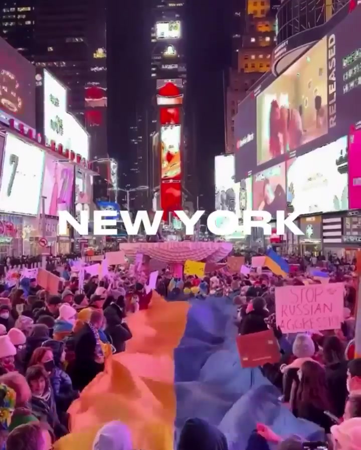 Protests in Times Square, Texas, and San Diego