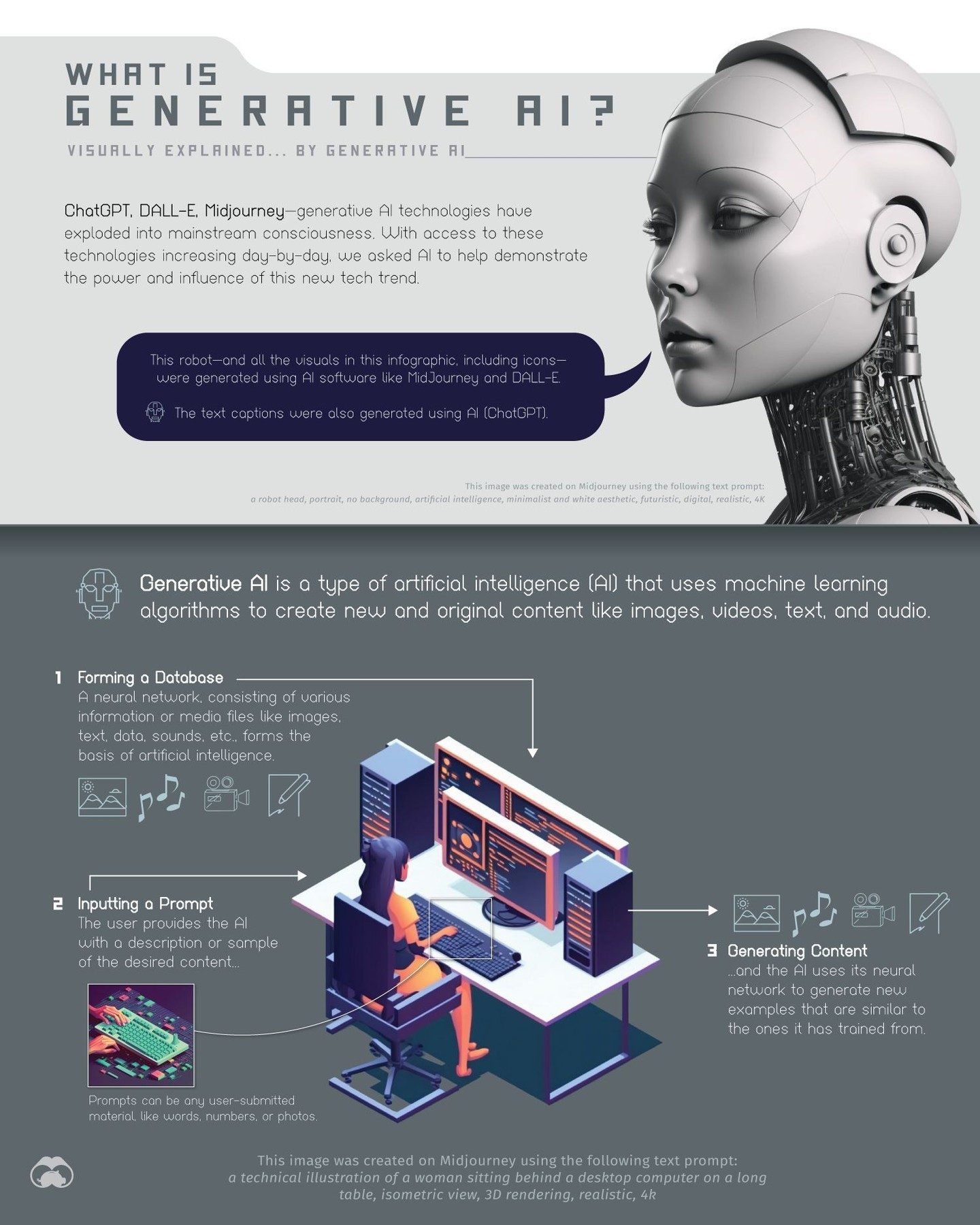 How Generative AI Creates Content