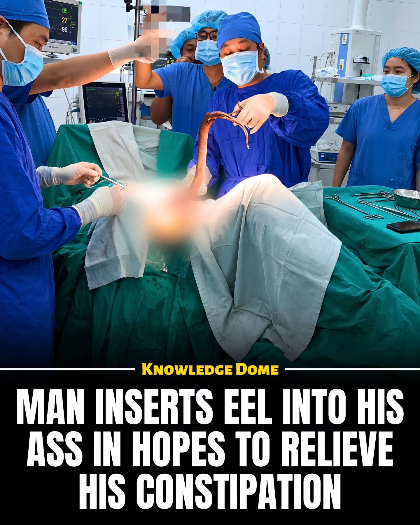 Eel Insertion for Constipation Leads to Medical Emergency