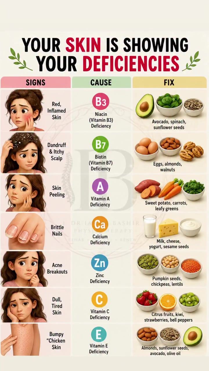 How Your Skin Reveals Vitamin Deficiencies and Foods to Fix Them