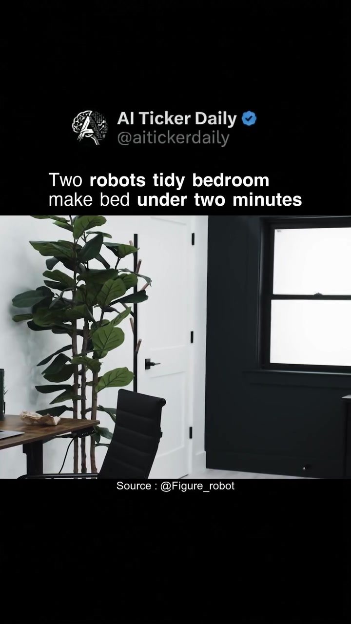 Humanoid Robots Tidy Bedroom in Under Two Minutes