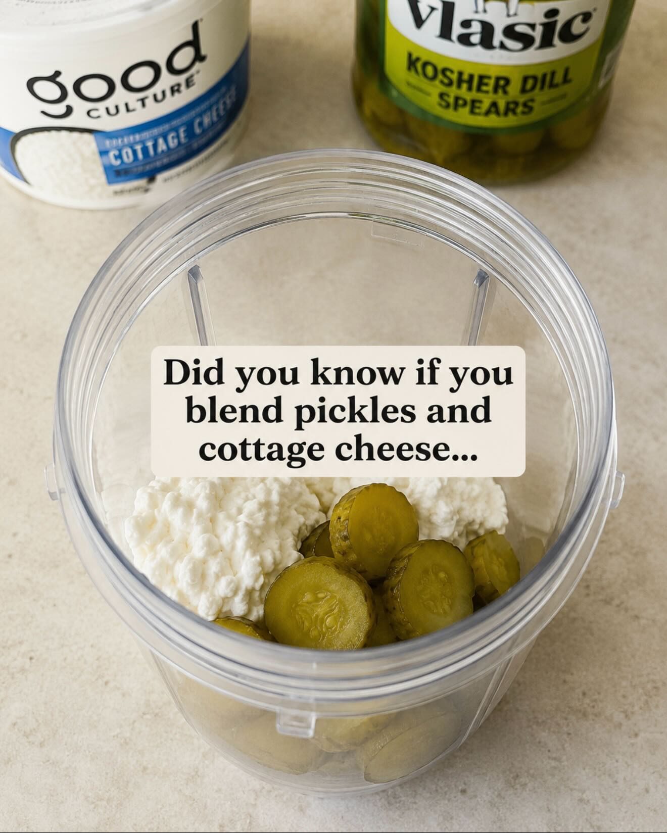 Cottage Cheese & Pickle Ranch Dip: Protein-Packed Snack