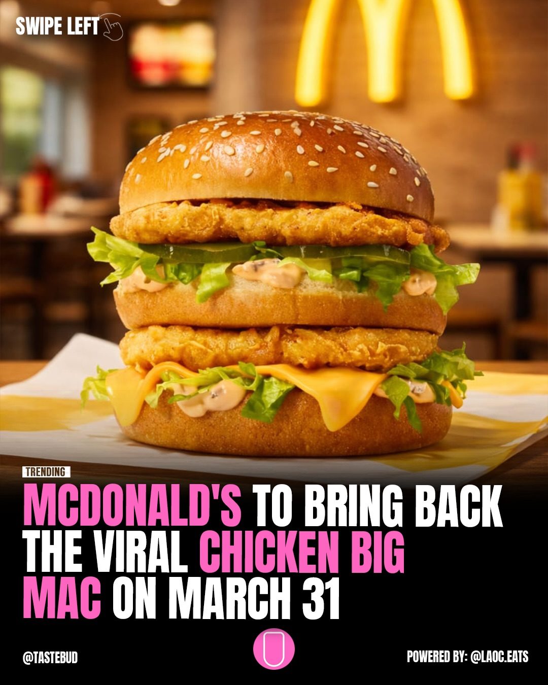 McDonald's Brings Back Chicken Big Mac Nationwide on March 31
