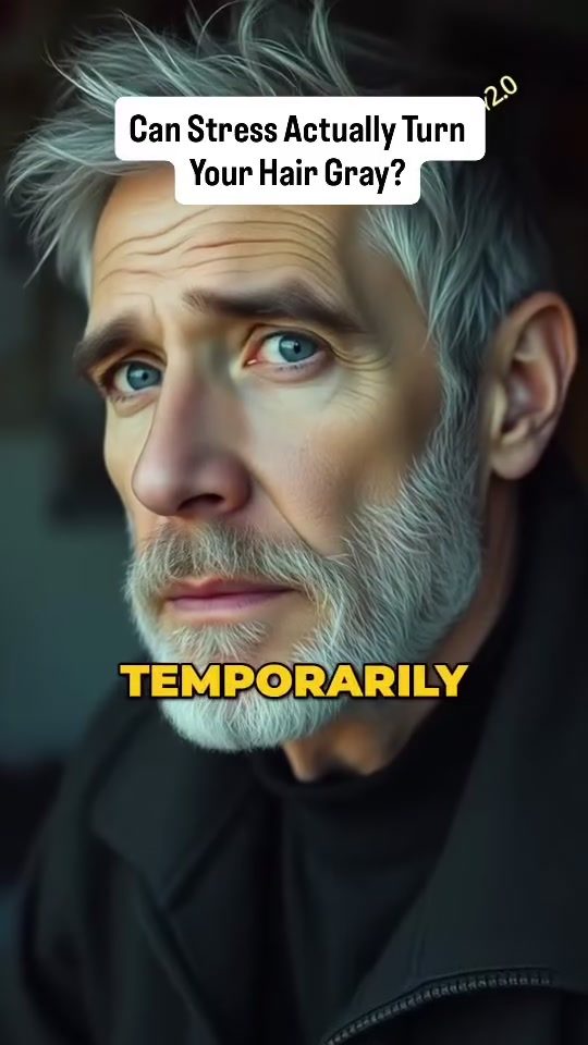 Stress and Gray Hair: Science Behind Temporary Hair Graying