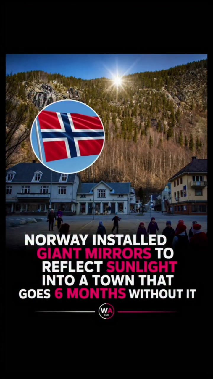 Norway's Rjukan: Giant Mirrors Bring Sunlight to Town