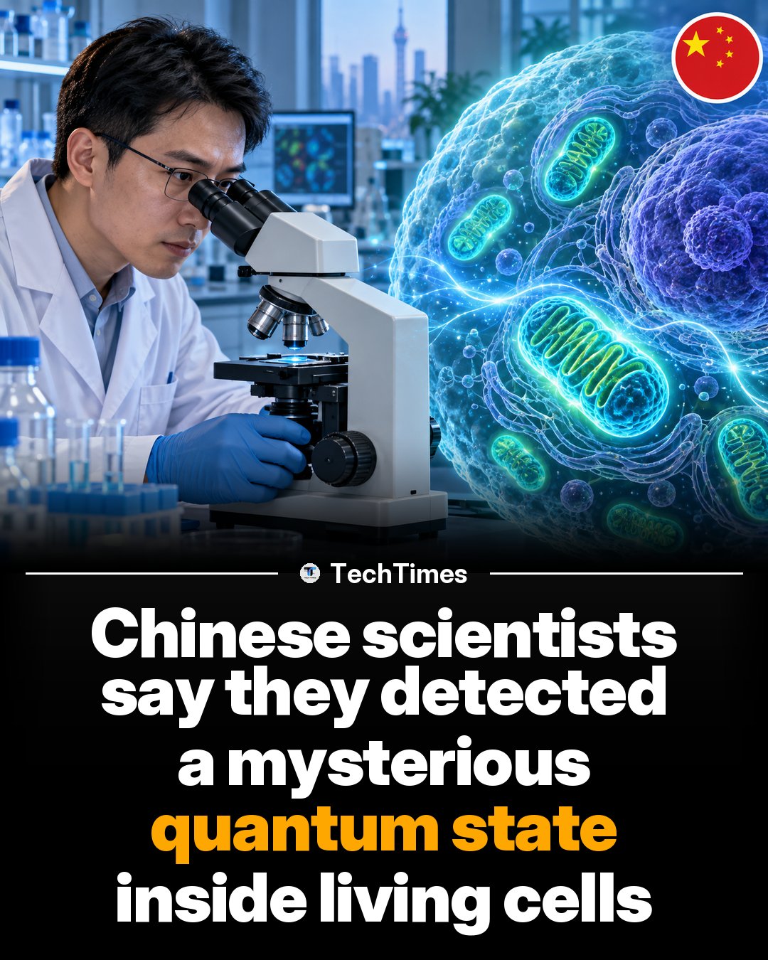 Chinese Scientists Detect Quantum State in Living Cells