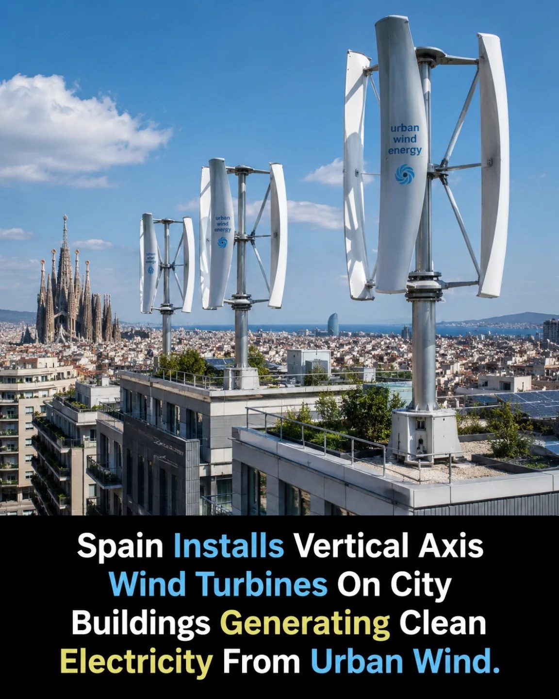 Urban Wind Turbines Revolutionizing Spain's City Energy