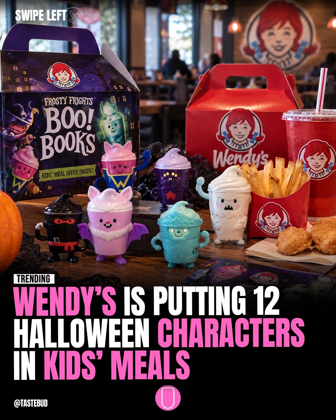 Wendy's Halloween Kids' Meal: 12 Collectible Characters