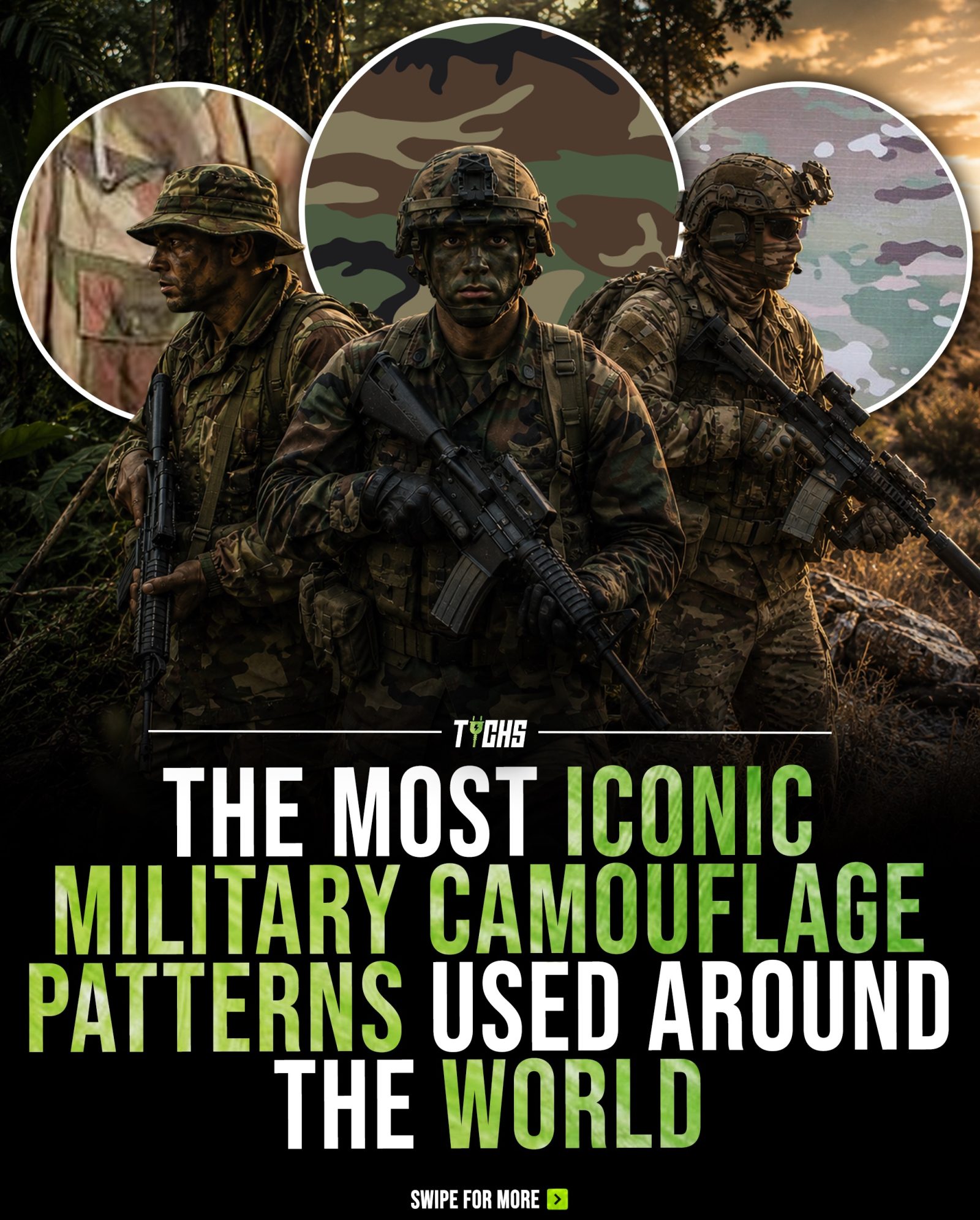 Exploring Iconic Military Camouflage Patterns Around The World