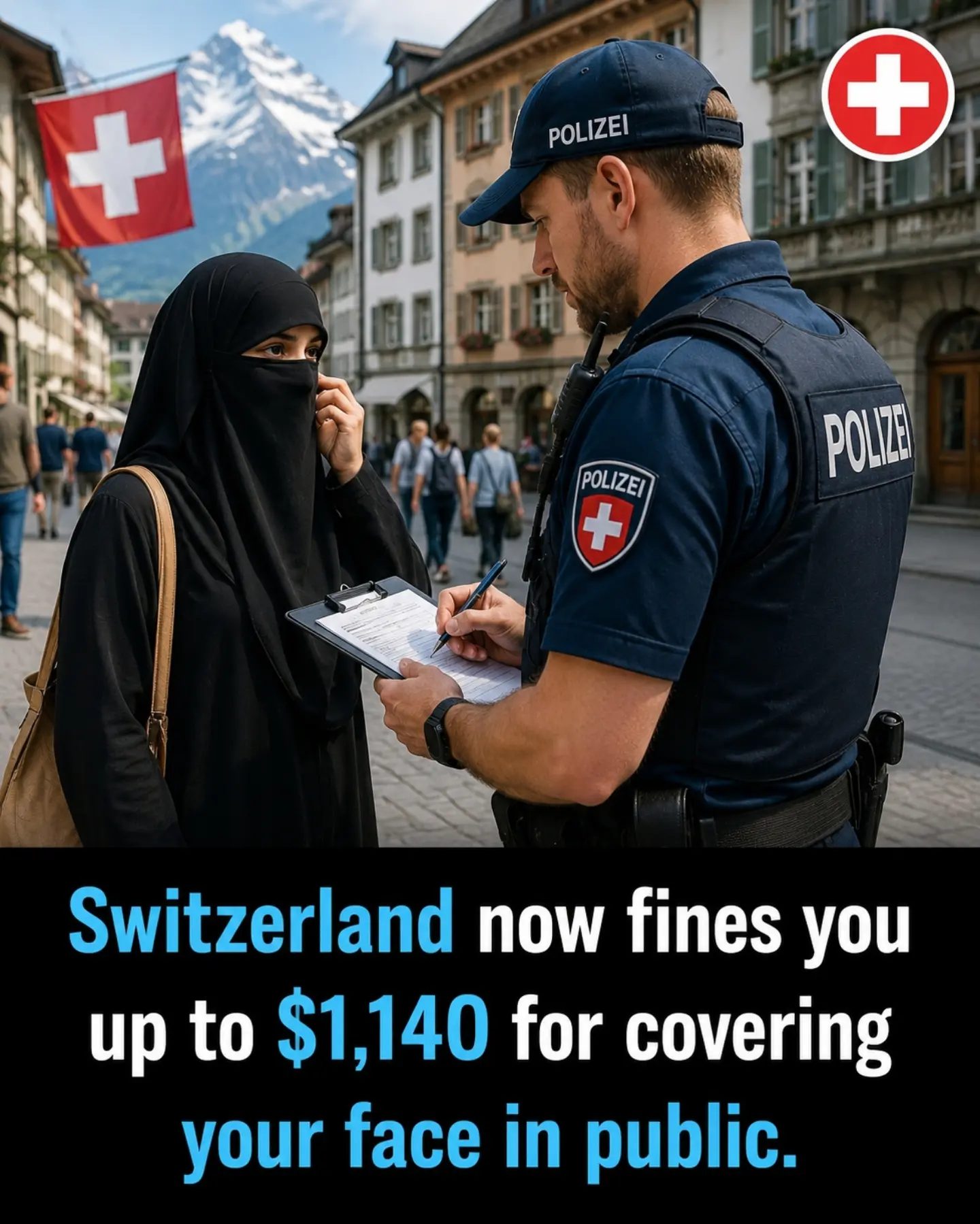Switzerland's New Fine: $1,140 for Covering Your Face in Public