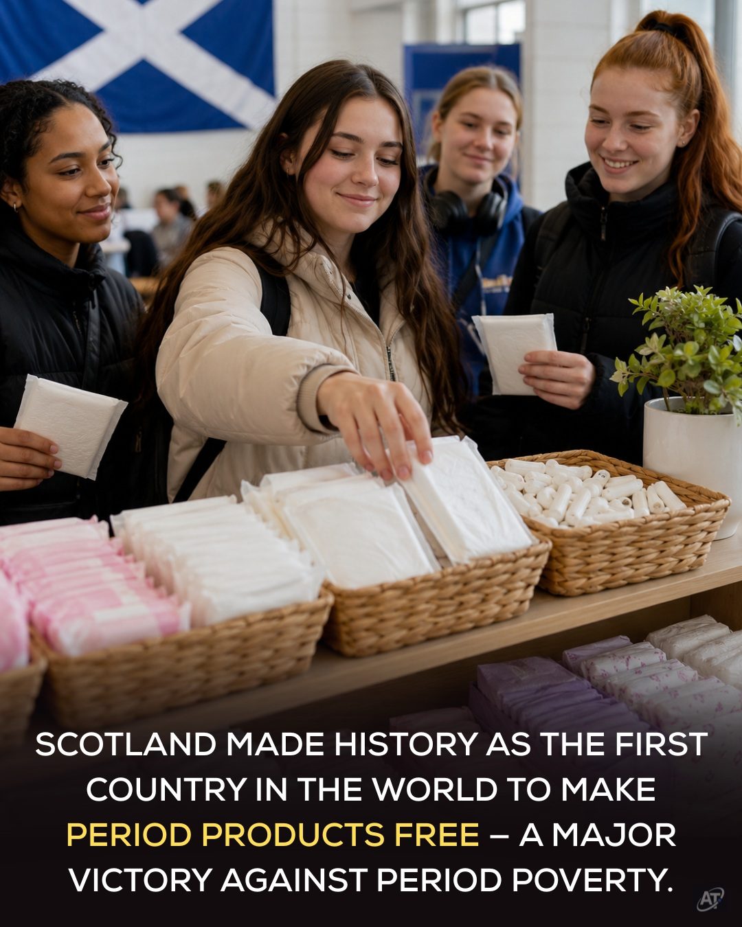 Scotland's Landmark Law: Free Period Products for All