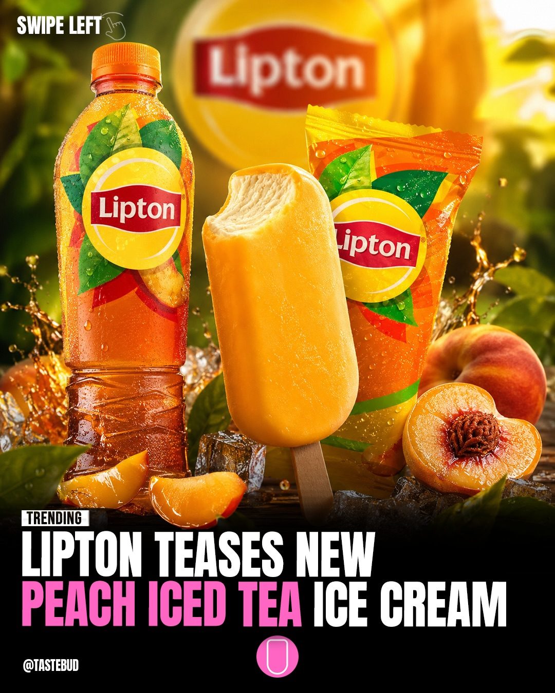 Lipton's New Peach Iced Tea Ice Cream: A Refreshing Twist