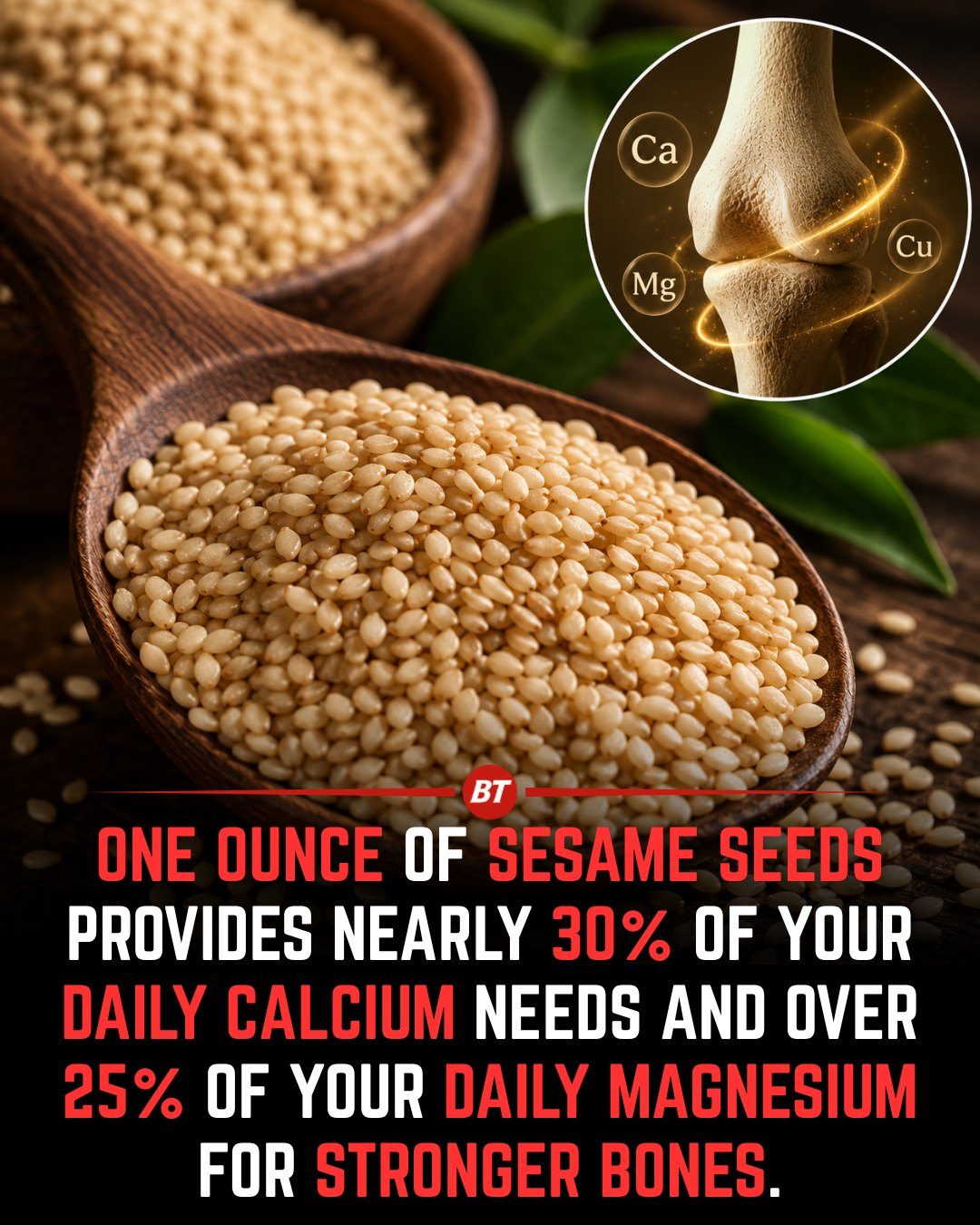 The Power of Sesame Seeds: Boosting Bone Health with Minerals