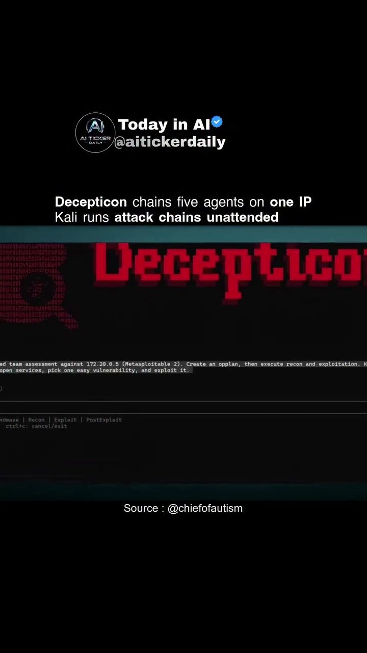 Aickerdaily's AI Decepticon: Transformers-Named Agents Automate Cyberattacks