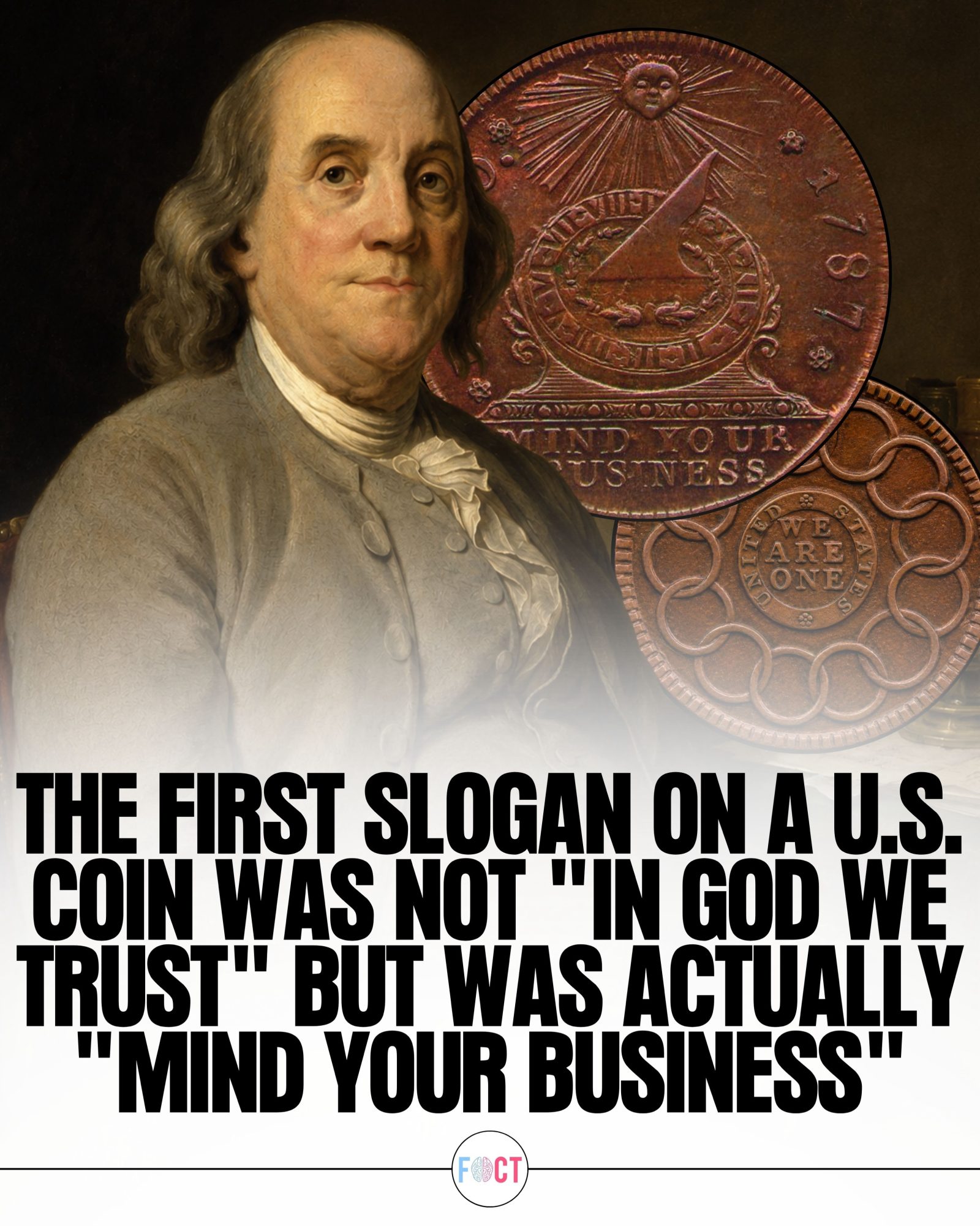 Fugio Cent: The First U.S. Coin with Mind Your Business
