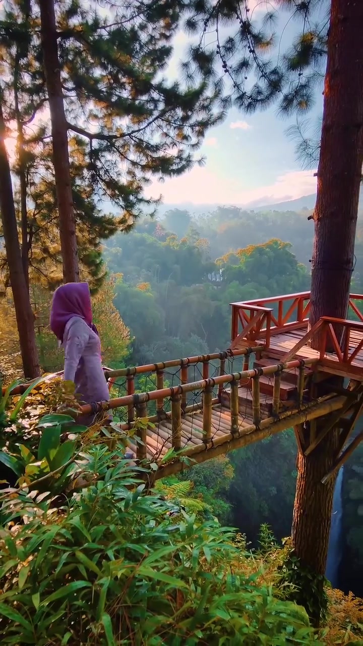 Java's Scenic Viewpoint: Morning Panorama