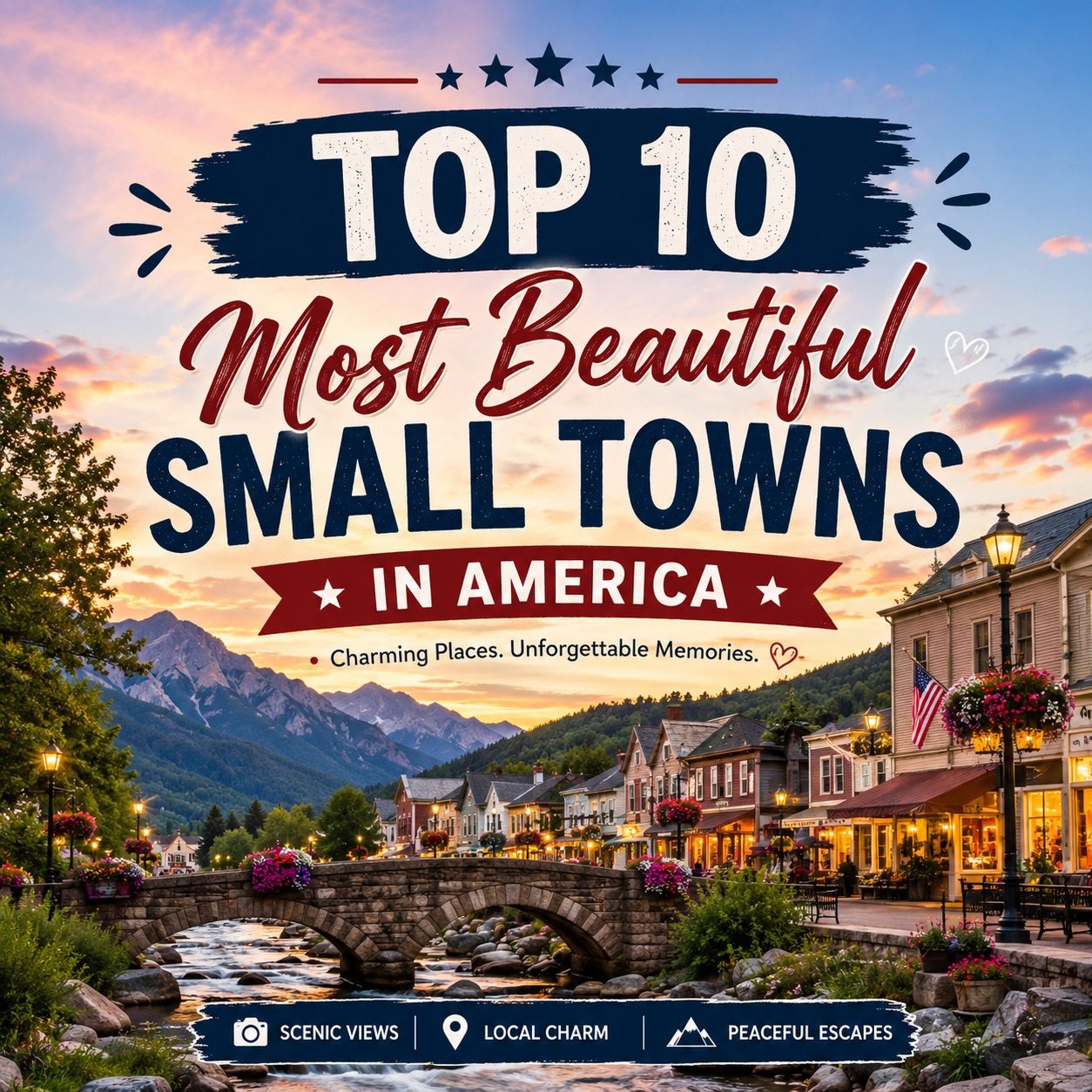 Discover America's 10 Most Beautiful Small Towns