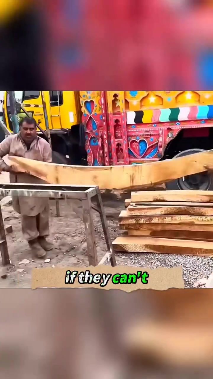 Handmade Truck Beds: Peshawar's Woodworking Tradition