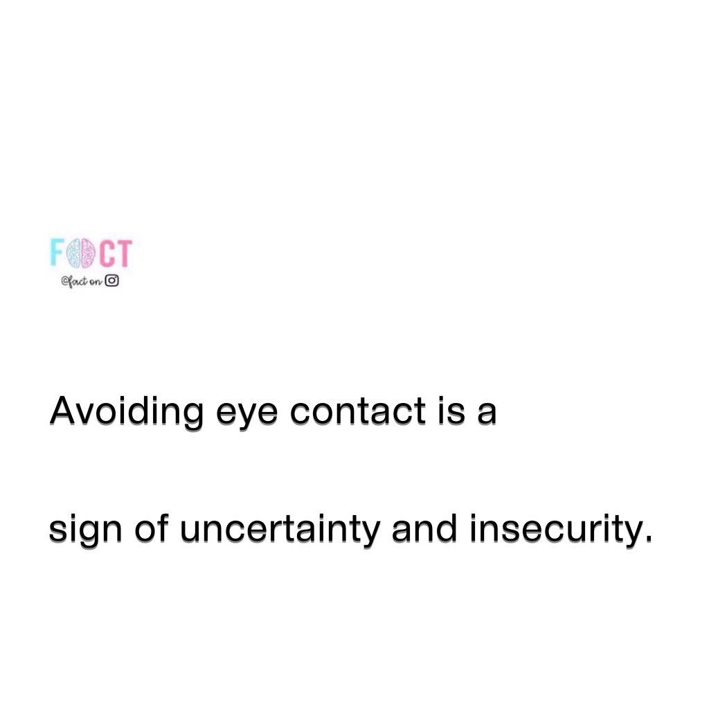 Understanding Eye Contact: Signs of Uncertainty and Insecurity