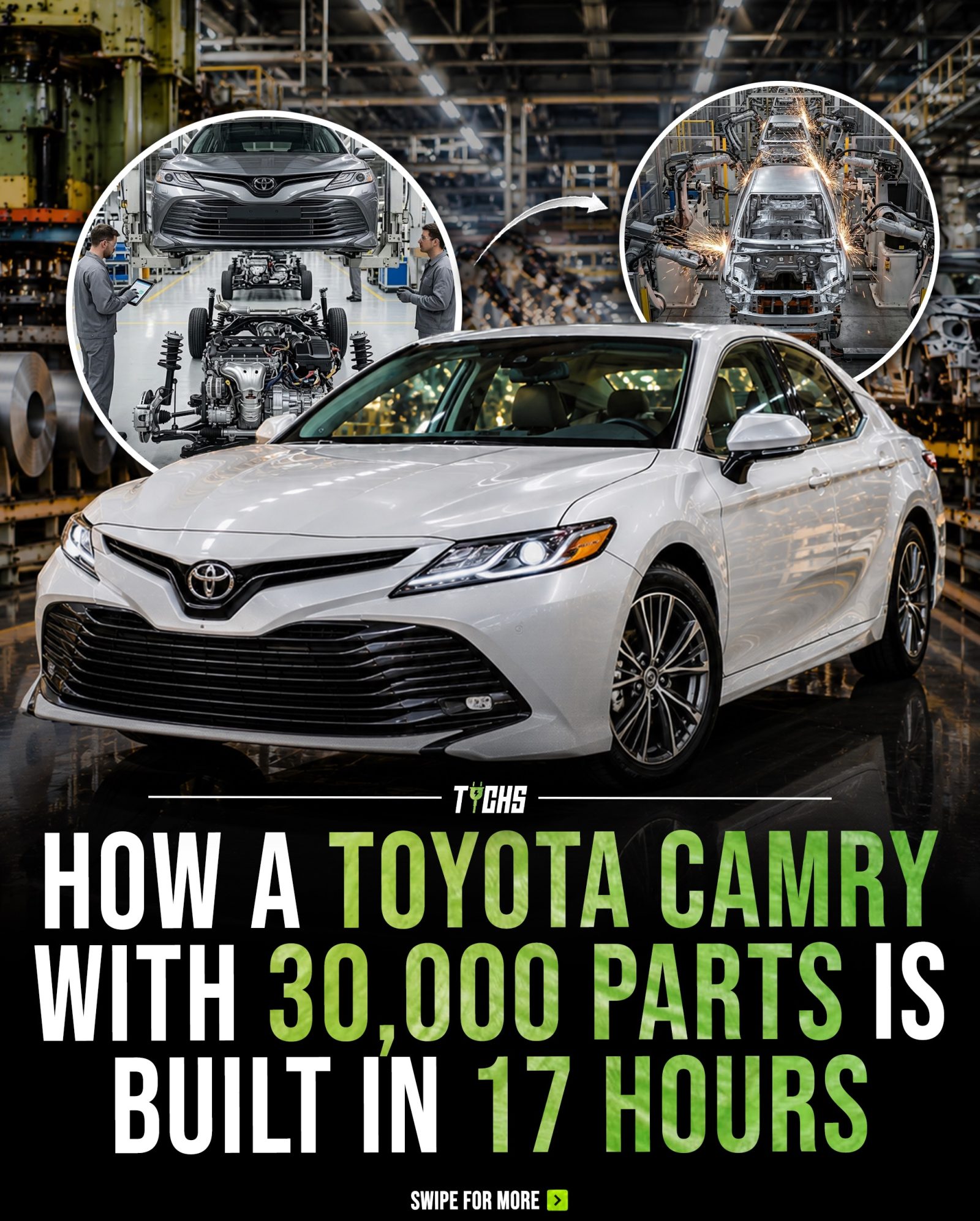 Inside the 17-Hour Manufacturing Journey: Toyota Camry