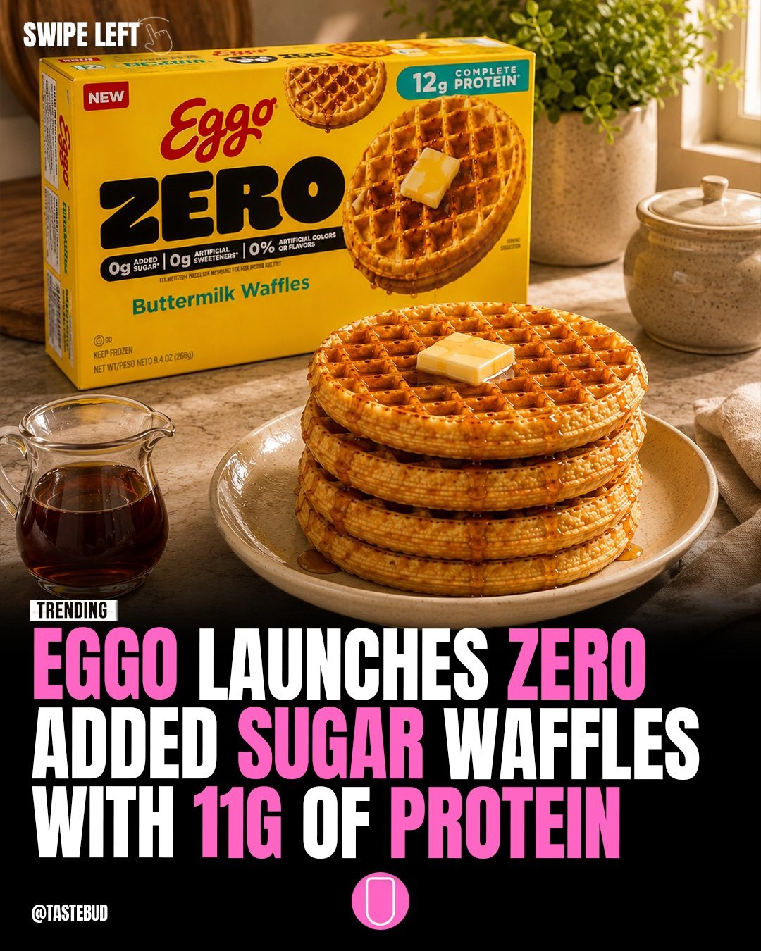 Eggo Zero Waffles: Healthy Breakfast with Zero Sugar