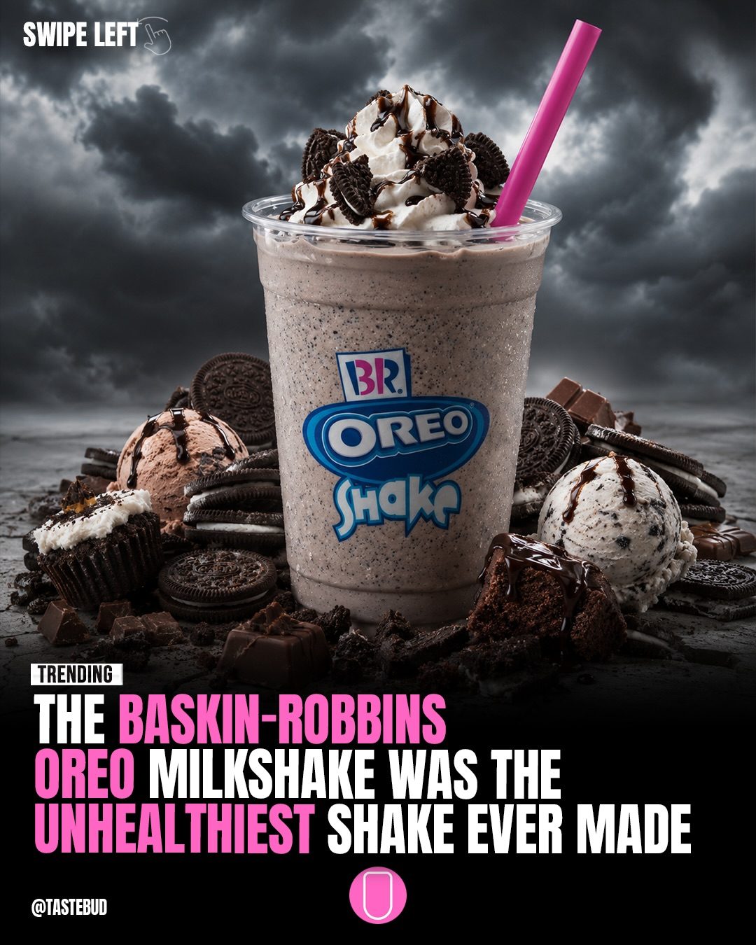The Unhealthiest Milkshake Ever: Baskin-Robbins' Oreo Calorie Bomb