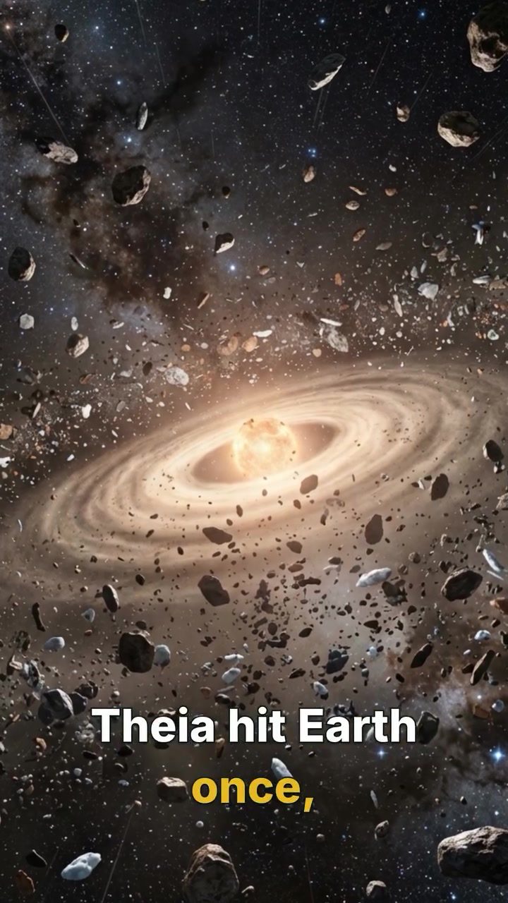 Theia Impact and Moon Formation Explained