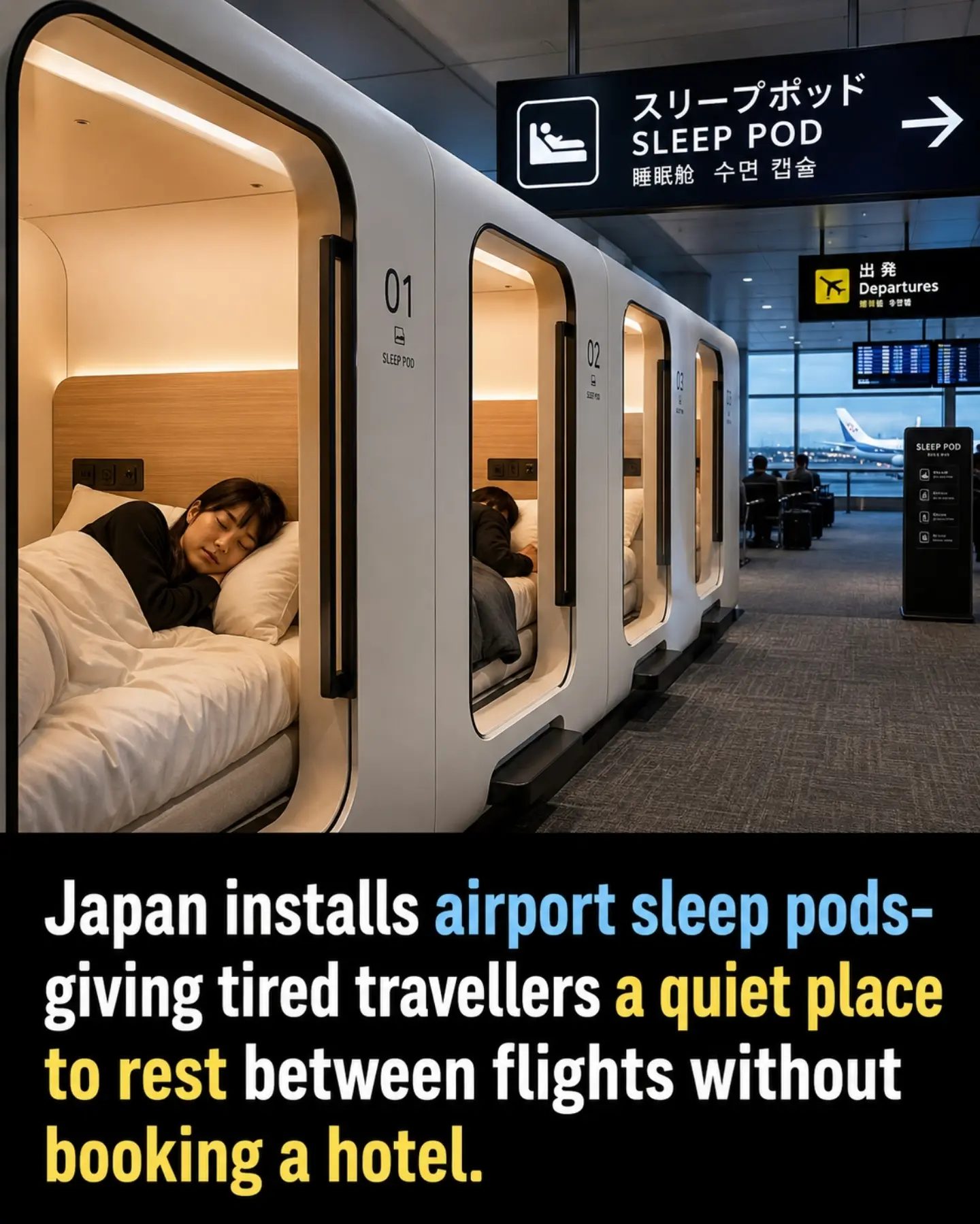 Airport Sleep Pods: Rest Easy Between Flights