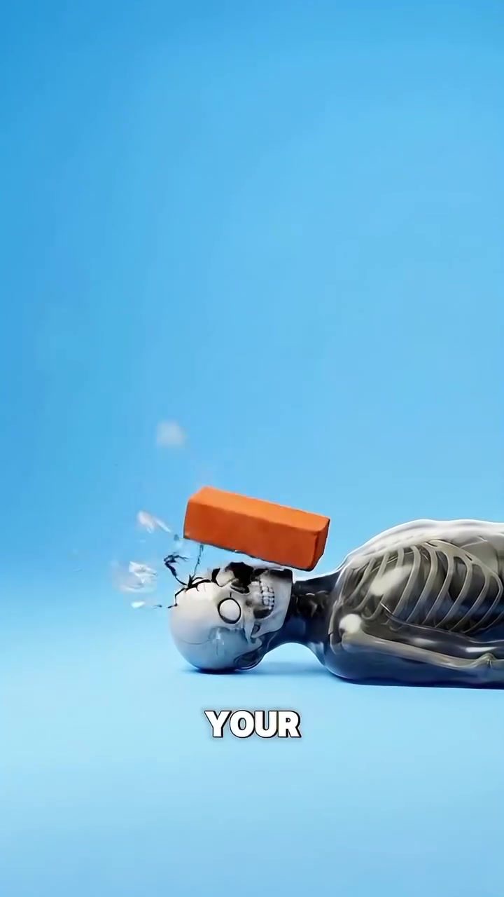Funny Skull Strength Test: Skeleton Model vs. Extreme Forces