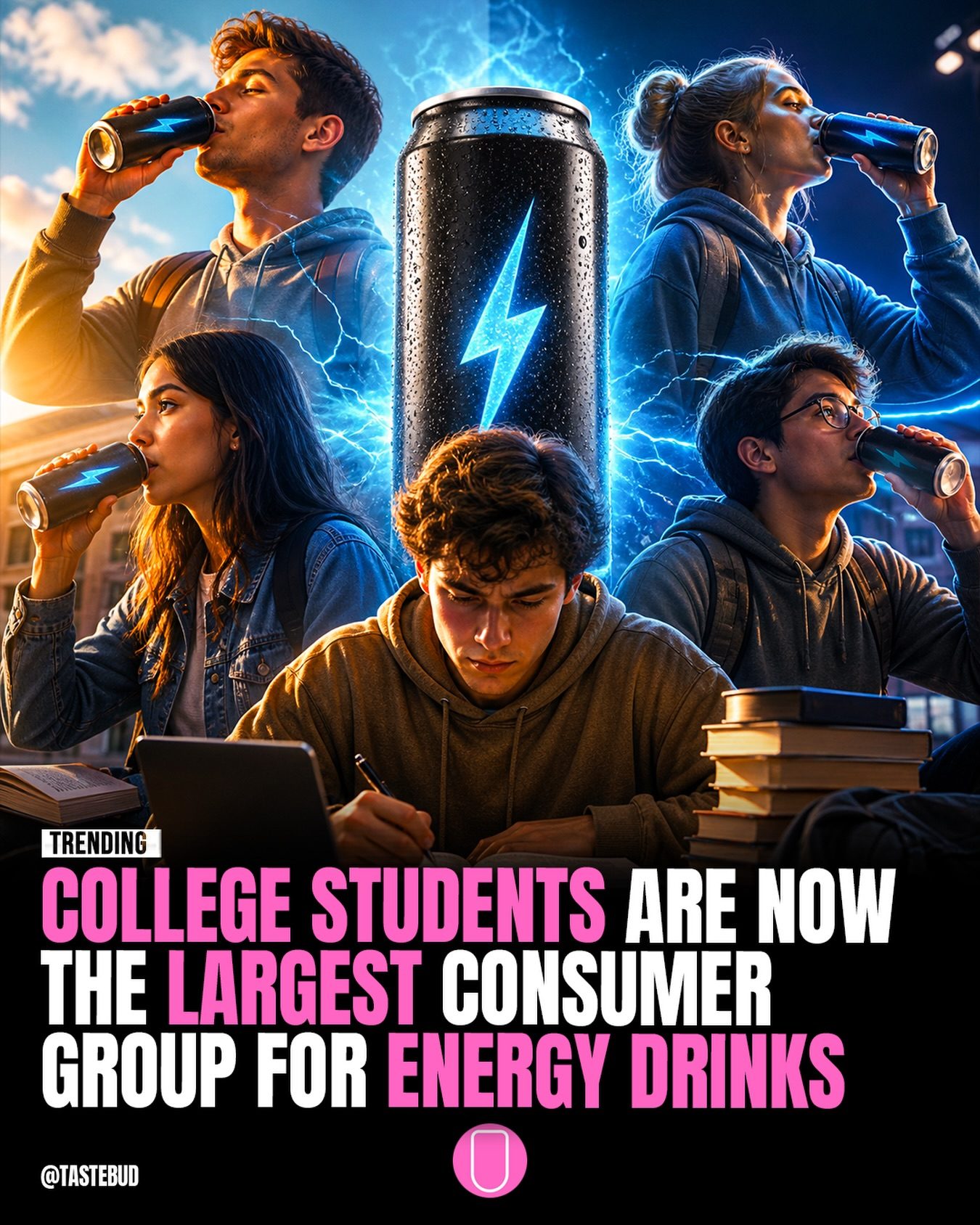 College Students' Energy Drink Trend: Focus & Moderation