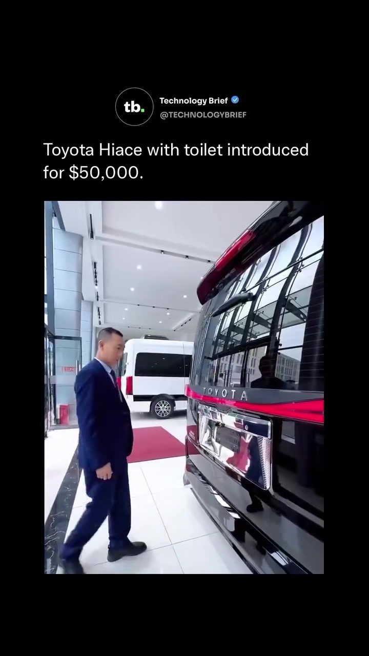 Toyota Hiace Luxury Van: Ultimate VIP Lounge with Toilet