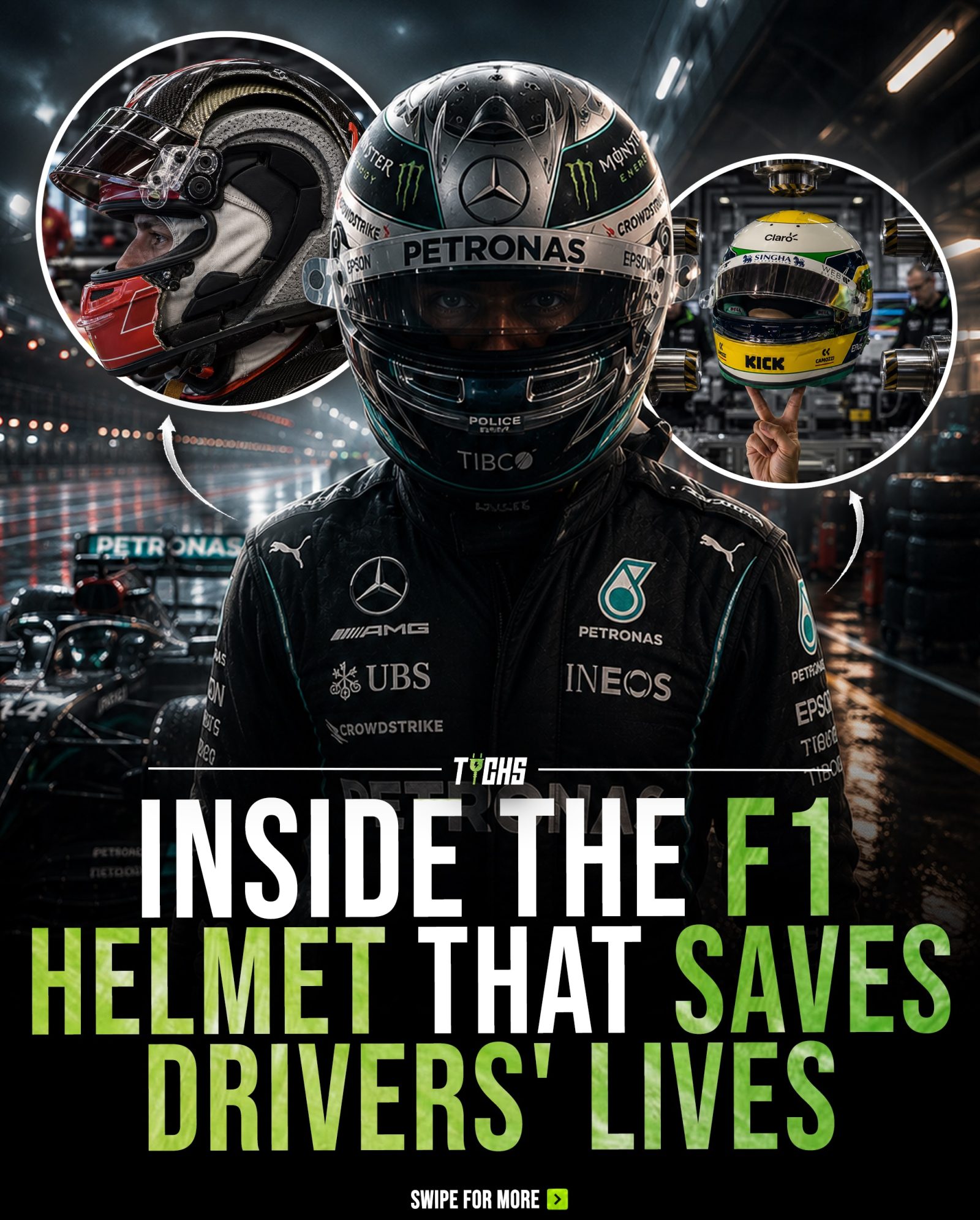 Advanced Safety Features of Formula 1 Helmets Unveiled