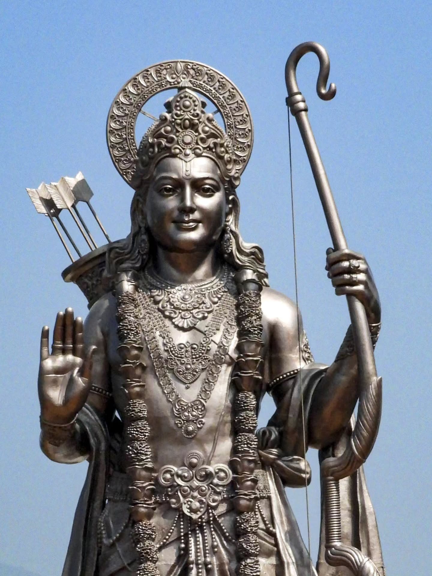 Discover the Grandeur of the Intricately Crafted Ram Statue