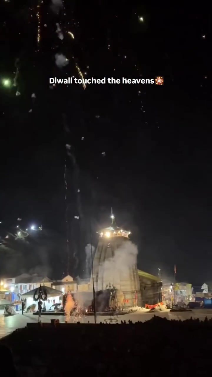 Spectacular Diwali Fireworks Illuminate Night Sky