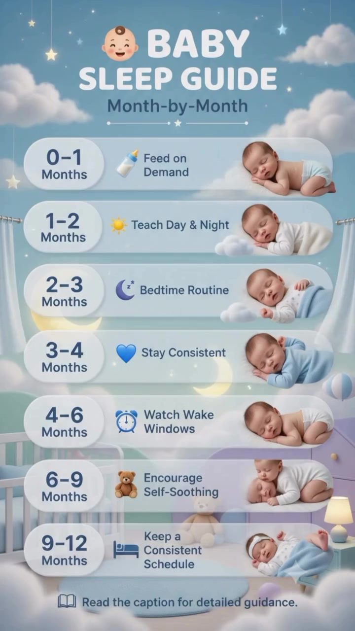 Baby Sleep Tips for Each Month: 0-12 Months Guide