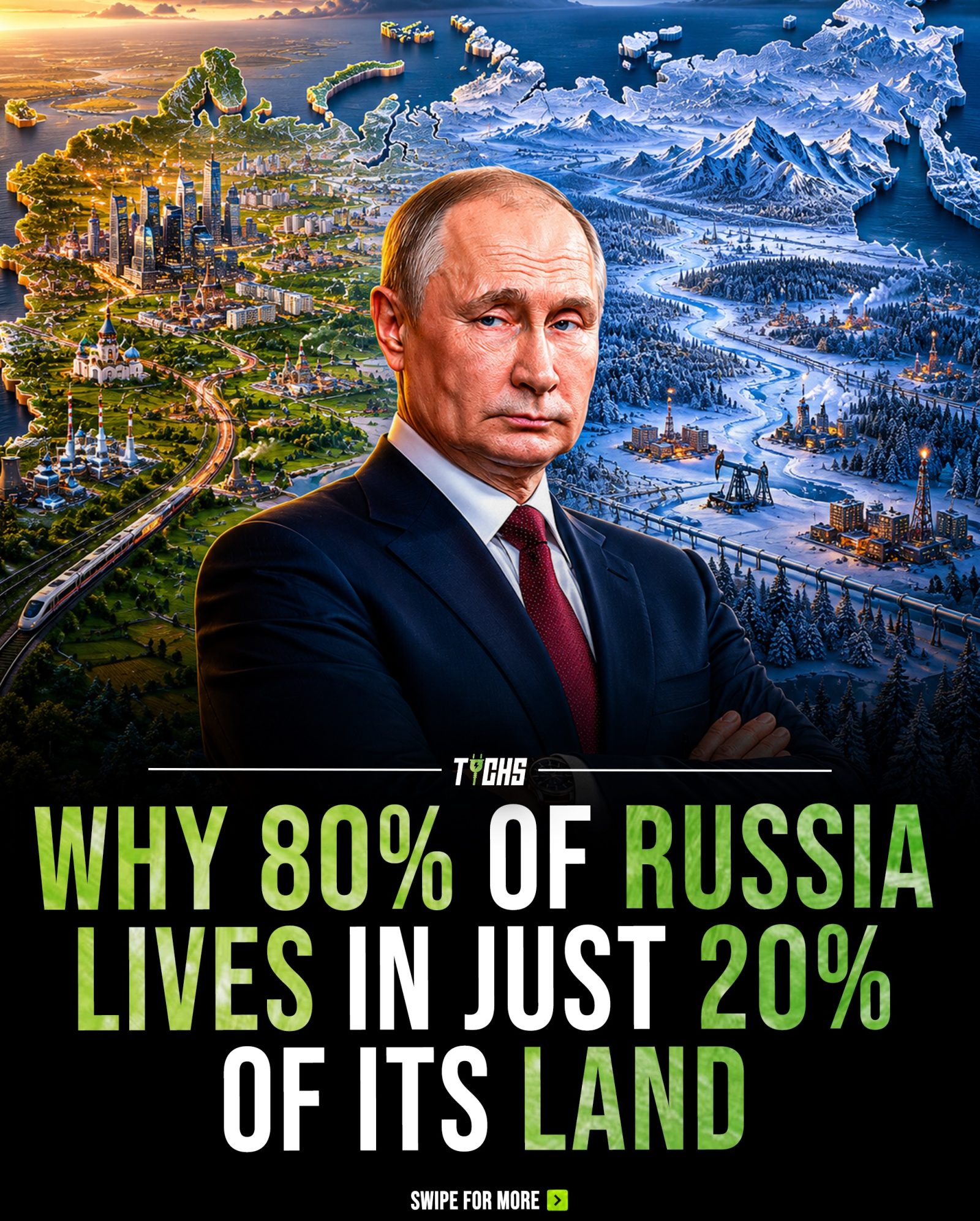 Russia's Population: Why 80% Live in 20% of the Land