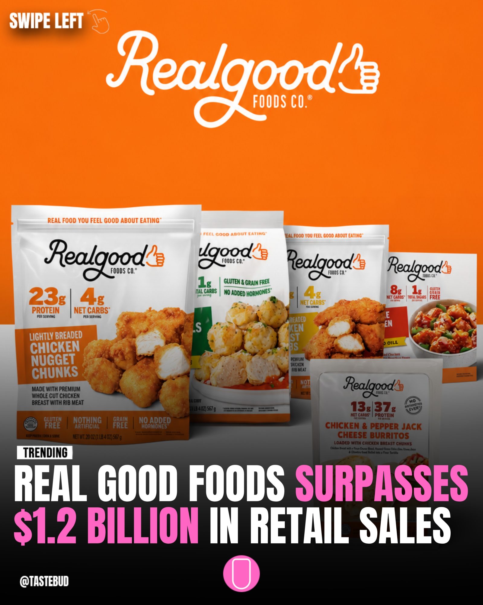 Realgood Foods: High Protein, Low Carb Frozen Comfort Foods