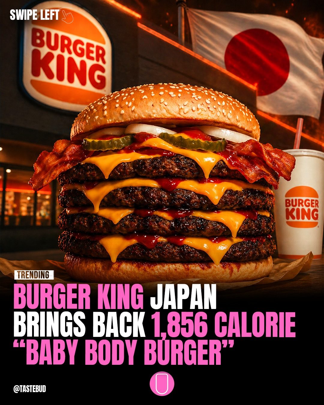 Burger King Japan's 2026 Baby Body Burger