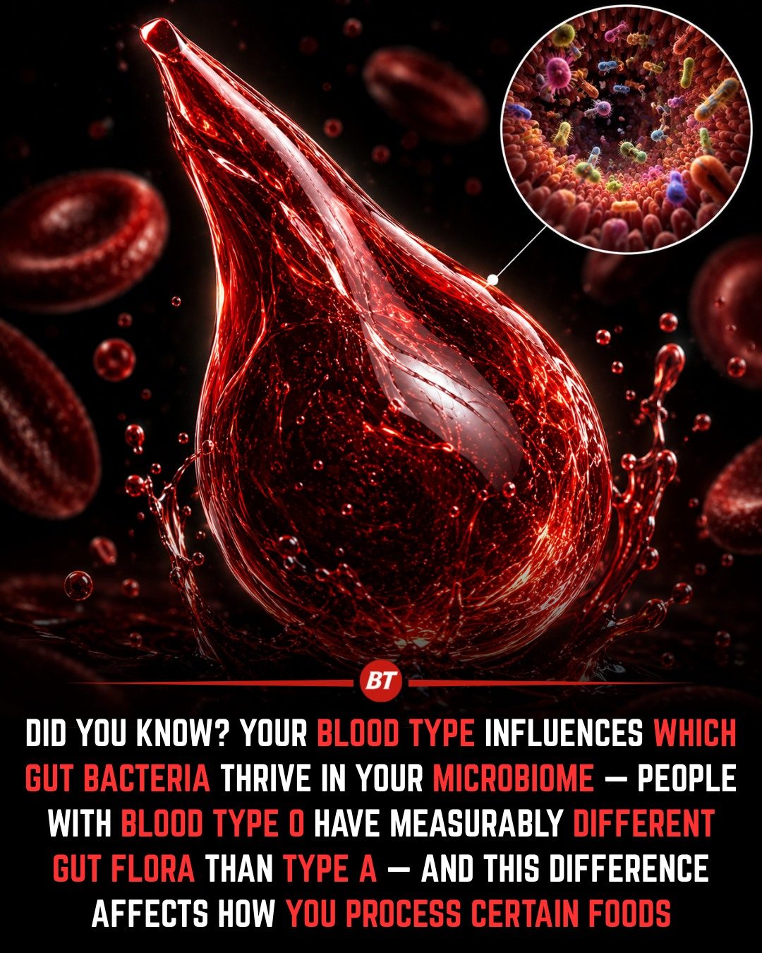 How Blood Type Shapes Your Gut Microbiome