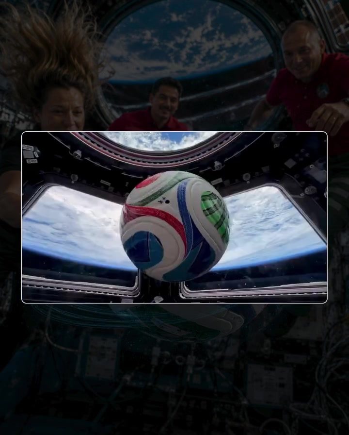 Astronauts Testing World Cup Tech on the ISS