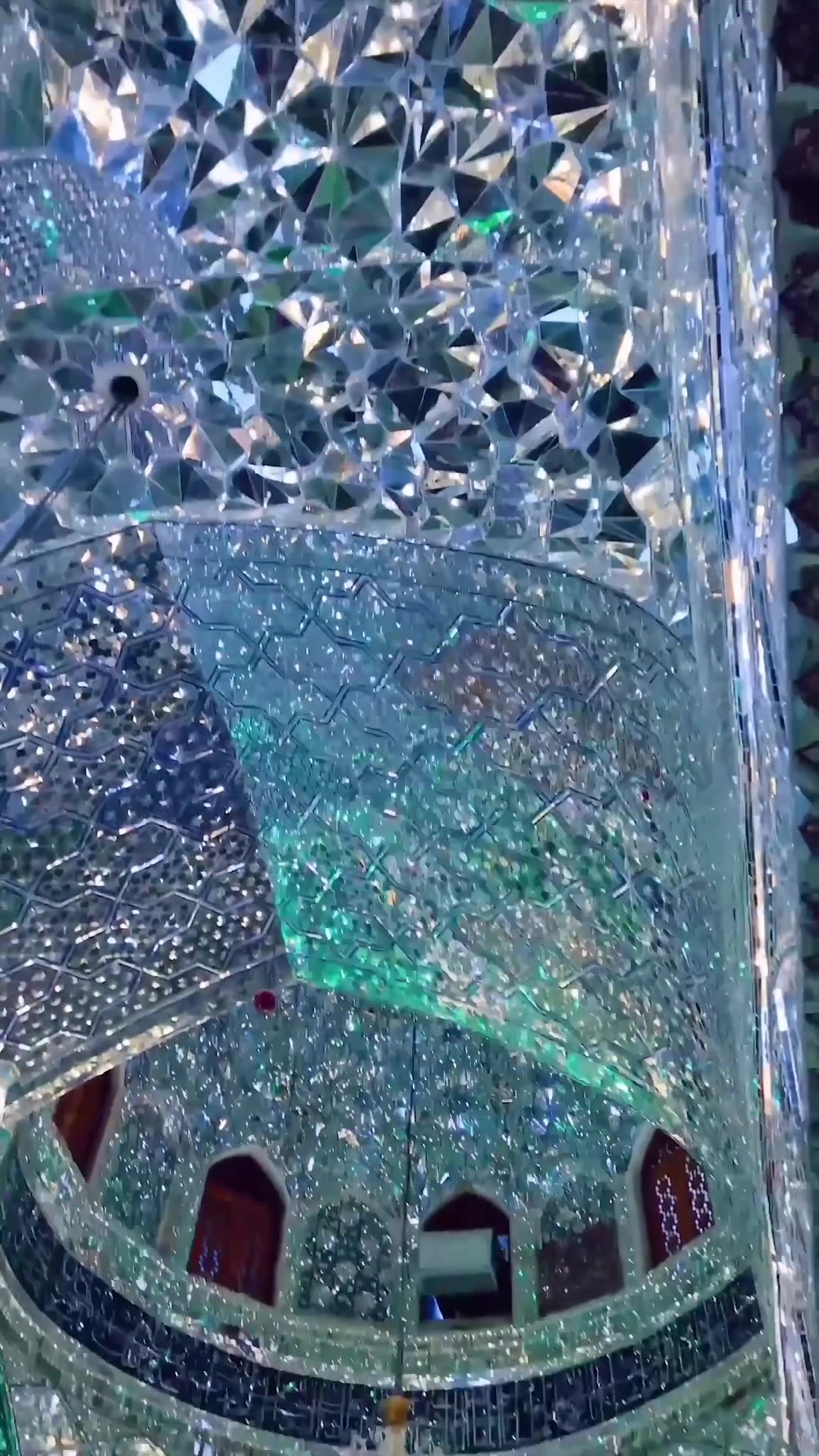 Shah Cheragh Mosque Mirror Dome Interior