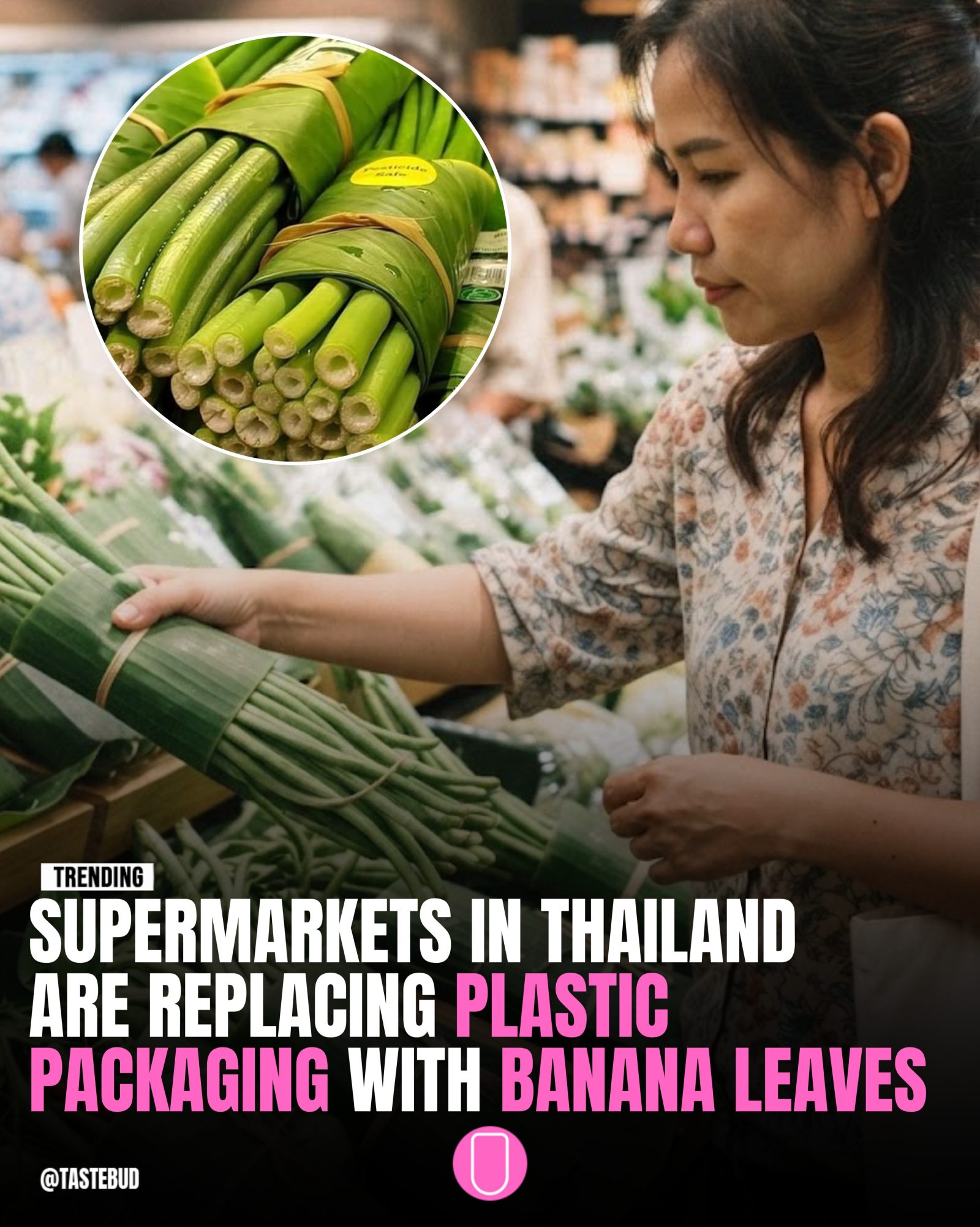 Thailand Supermarkets Switch to Banana Leaf Produce Wraps