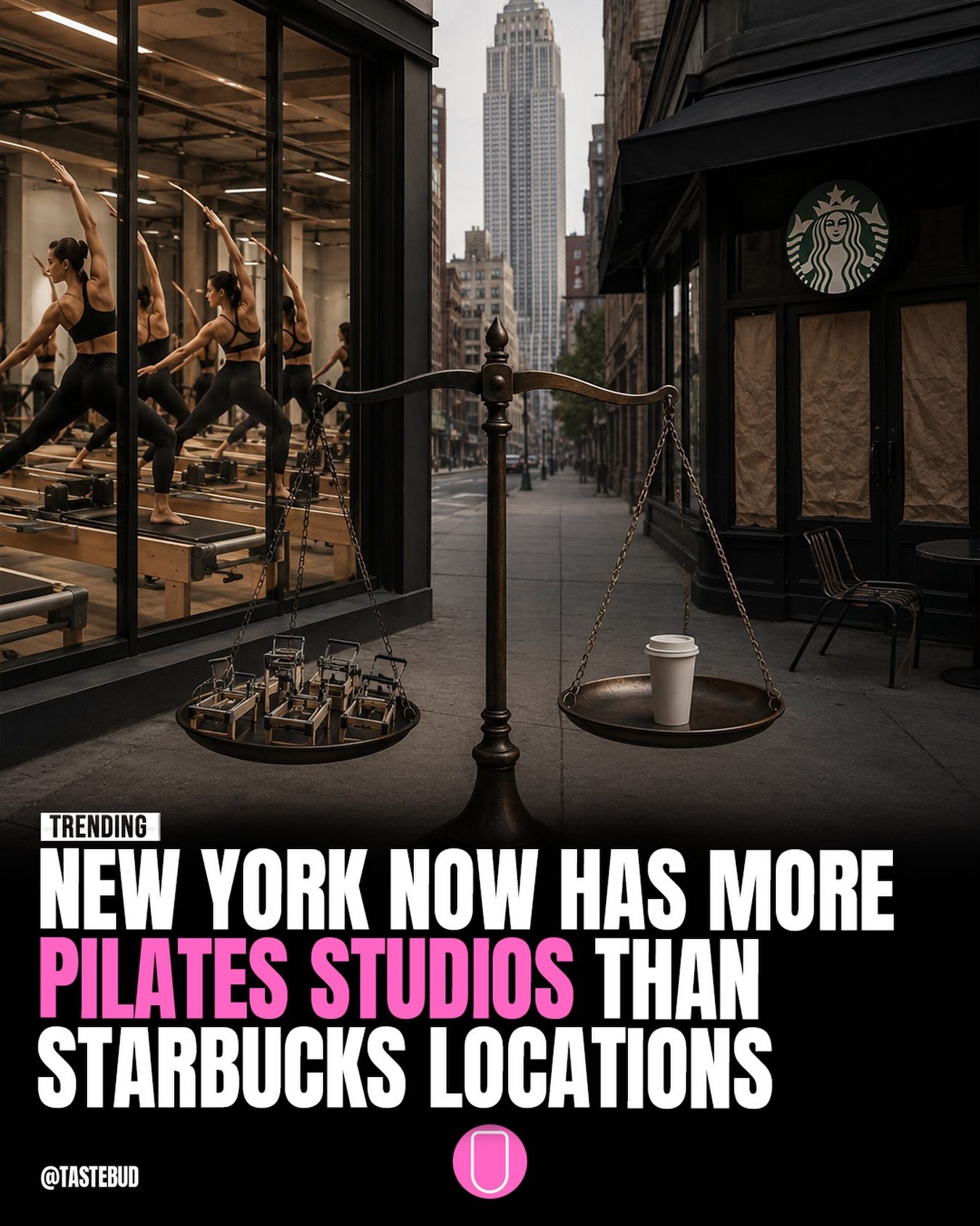 Pilates Studios Surpass Starbucks Locations in NYC