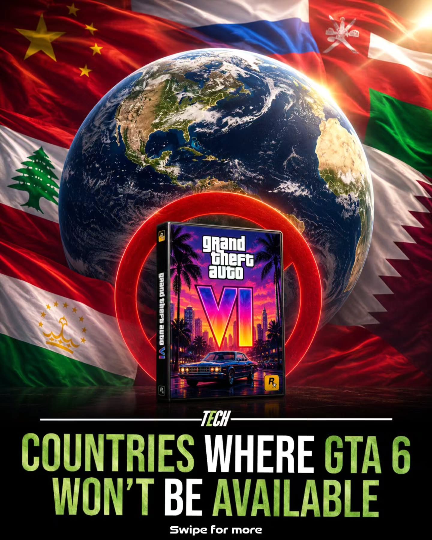 GTA 6 Launch: Countries Where the Game Is Unavailable