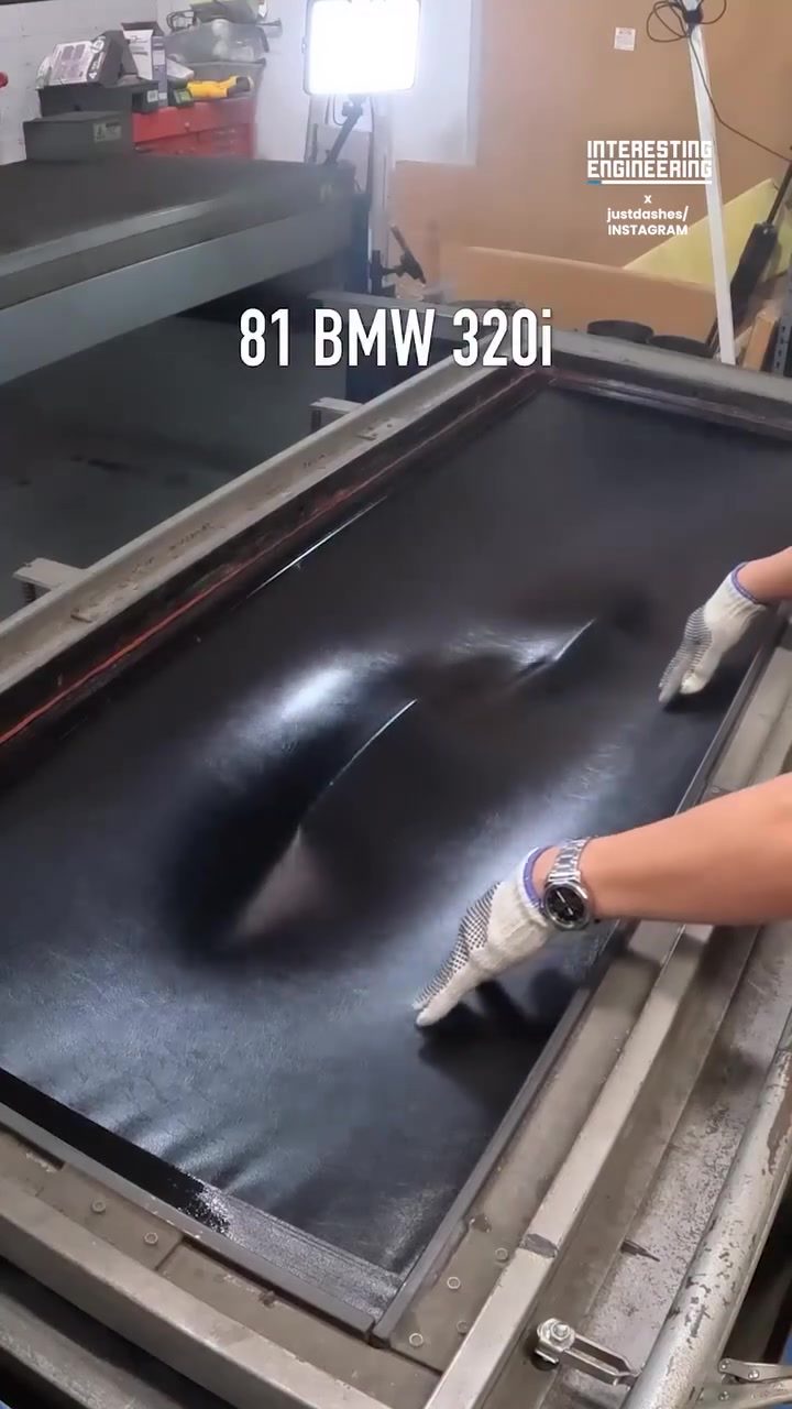 BMW 320i Dash Restoration Using Vacuum Forming